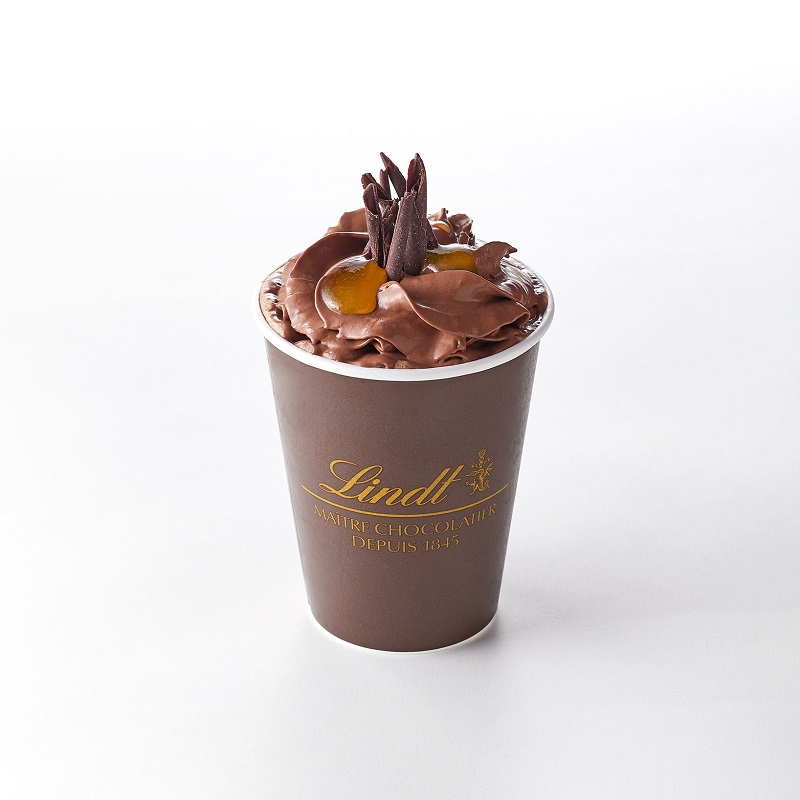 リンツ ホットショコラドリンク オレンジ メニュー